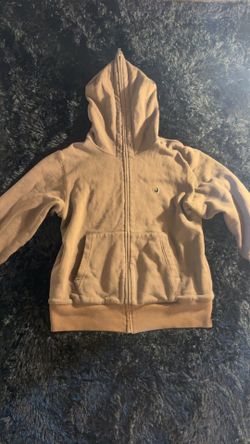 BAPE Full Zip Thermal Lined Hoodie Brown Size Small