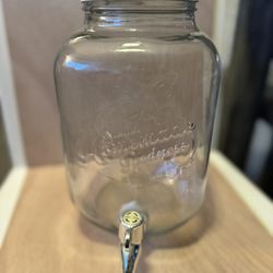 Drink Dispenser, One Gallon, Glass