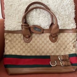 Gucci Ophidid GG XL Monogram Herotage tote Bag