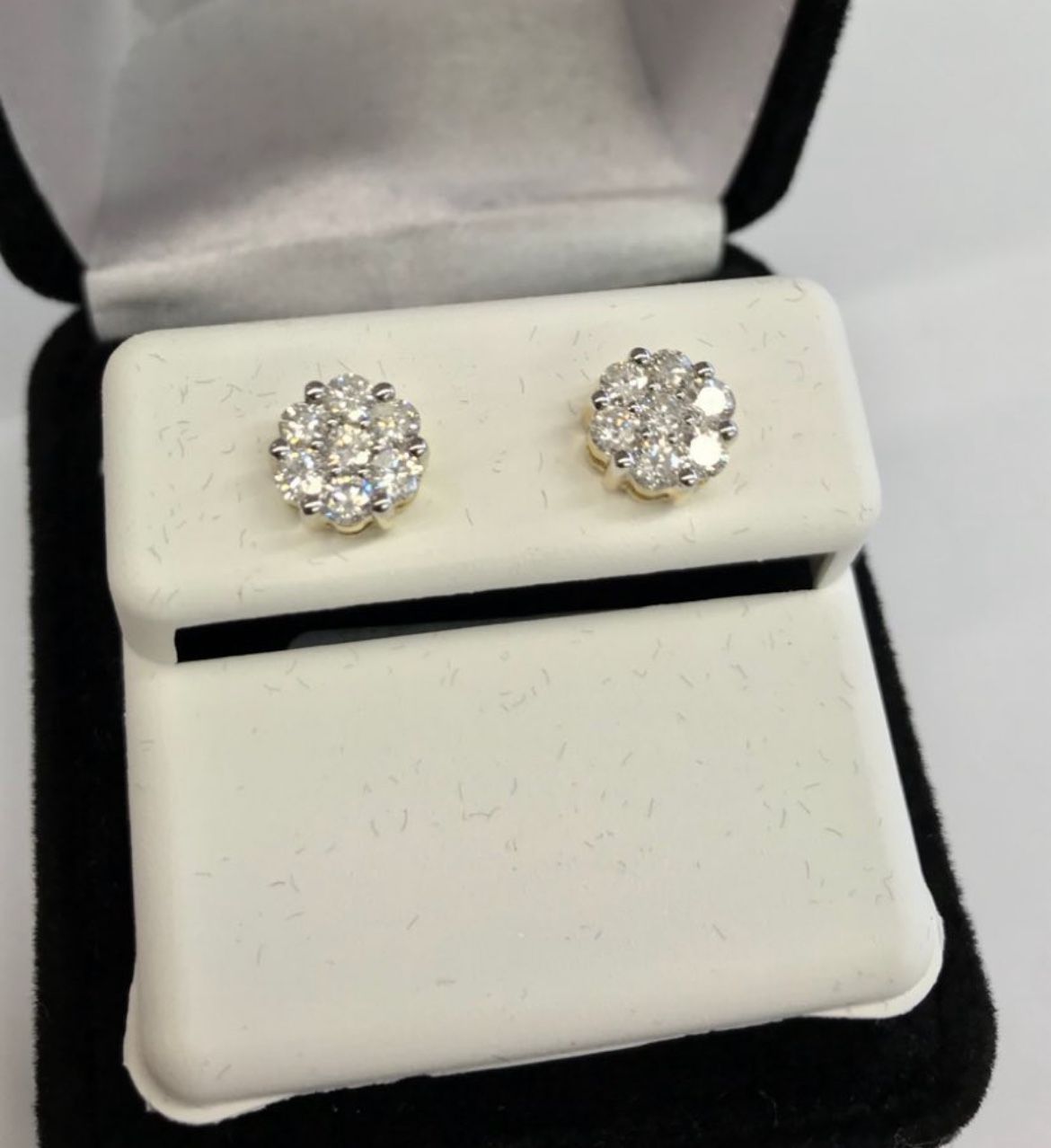 Vvs Hexagon Earrings 