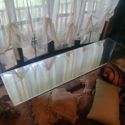 Very Old Glass Coffe Table 