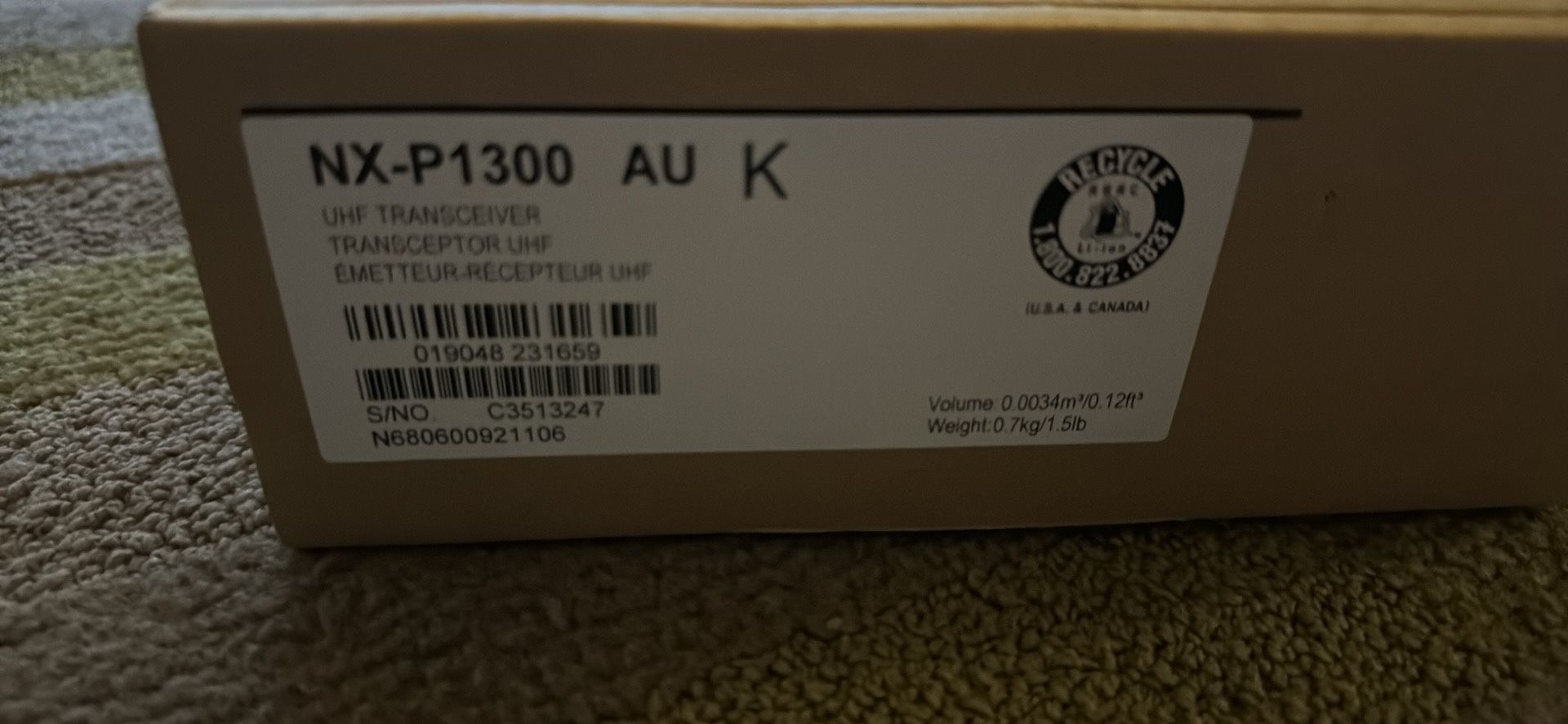Kenwood NX-P1300 5Watt 