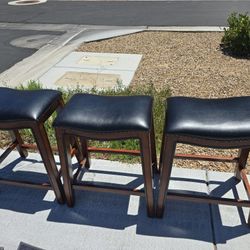 Saddle Style Bar Stools