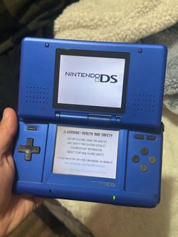 Blue Nintendo DS