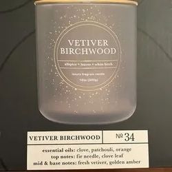 Vetiver Birchwood Candle Bellevue