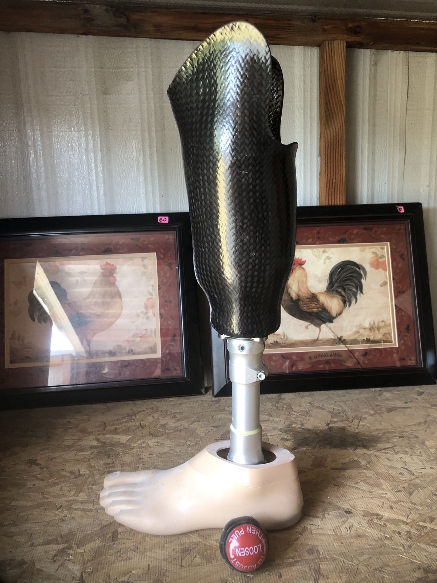 Prosthetic Left Leg