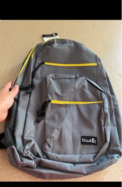 Brand new light gray backpack