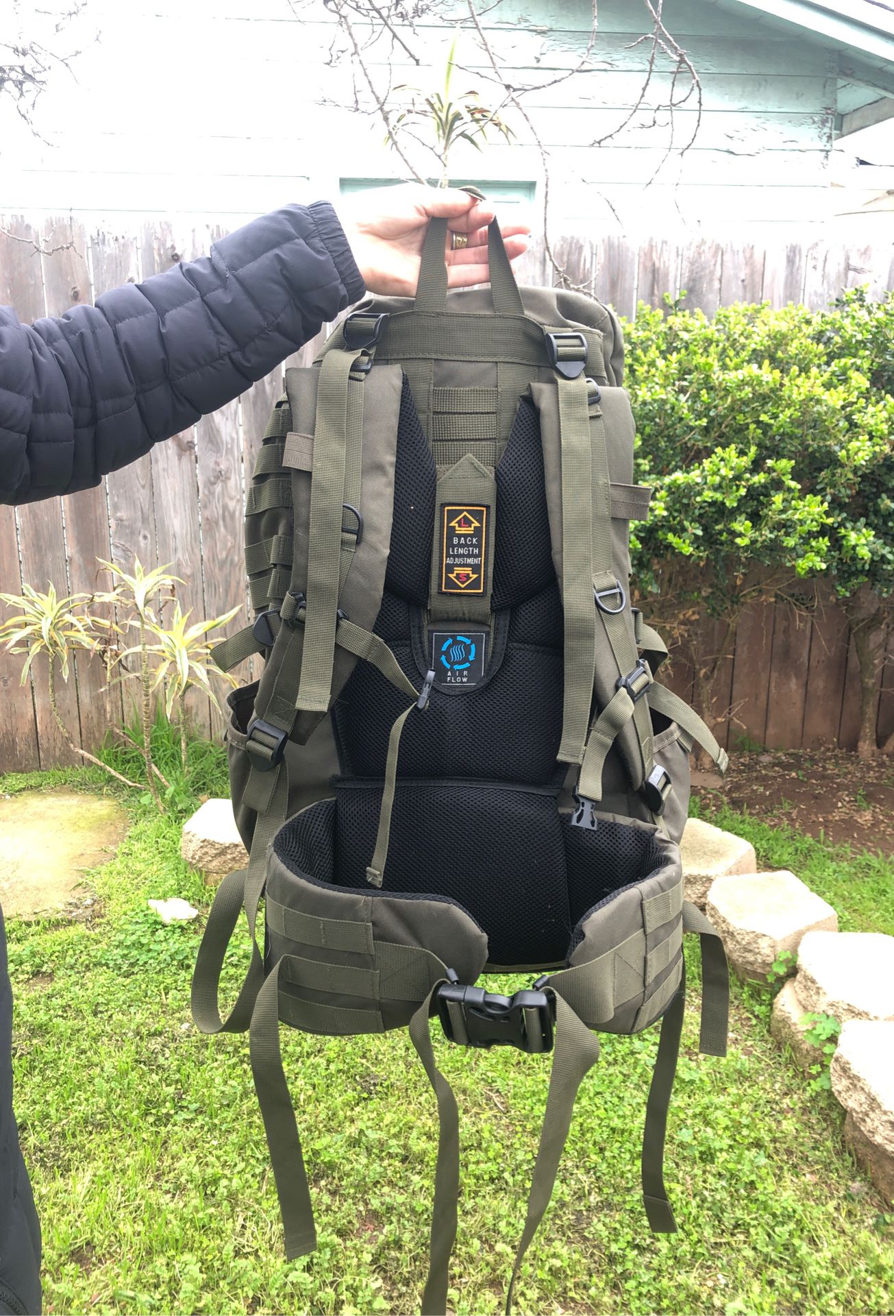 Rugged Exposure Delta 65 Hiking Pack