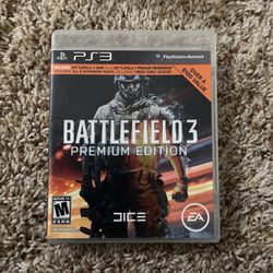 Battle Field 3 Premium Edition For PS3 (used)