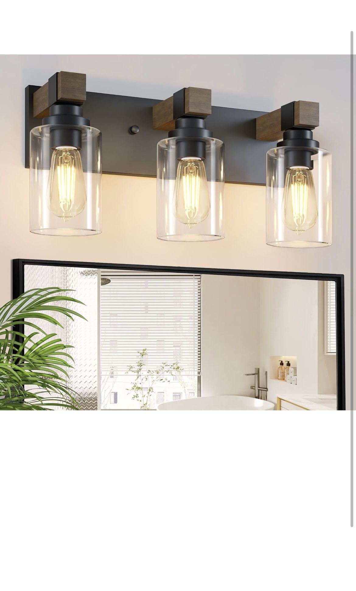 Farmhouse Light Fixture.