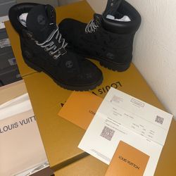Lv Boots Brown And Black
