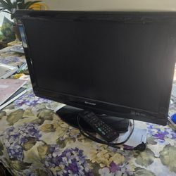 Sharp TV with DVD player