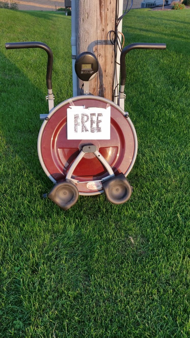 FREE exercise equipment
