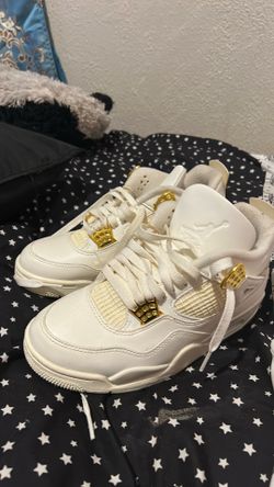 jordan 4 metallic gold