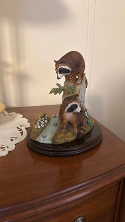 Raccoon Figurine