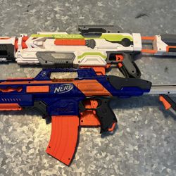 Nerf Blaster 2-gun Bundle With Cartridges