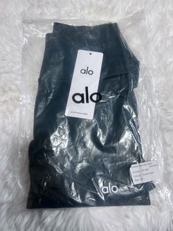 Army Green Alo Ribbed Shorts 