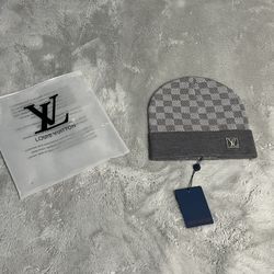 LV Gray Beanie
