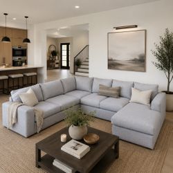 Modern Grey Sectional Couch