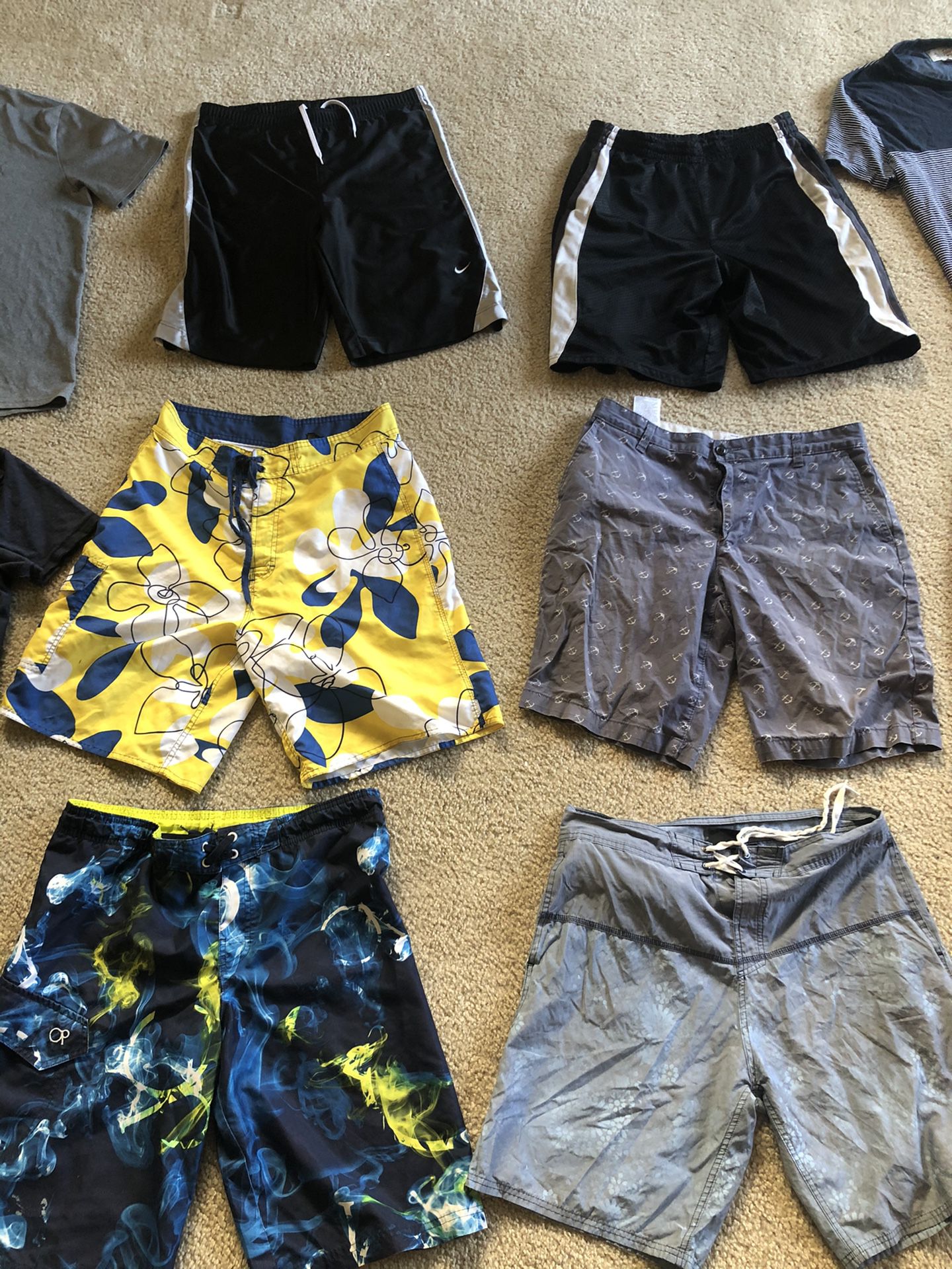 6 pairs of shorts waist about 28-30