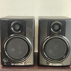 1 Pair M-Audio Desktop Monitor And Studio Speaker