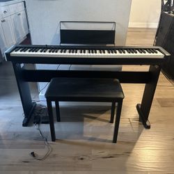 Casio CDP-S90 88-Key Digital Piano Black w/ Stand, Bench, Pedal