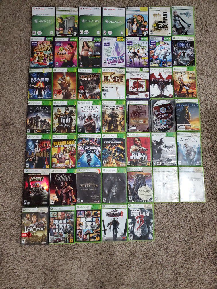 Xbox 360, Kinect, and 40 Games
