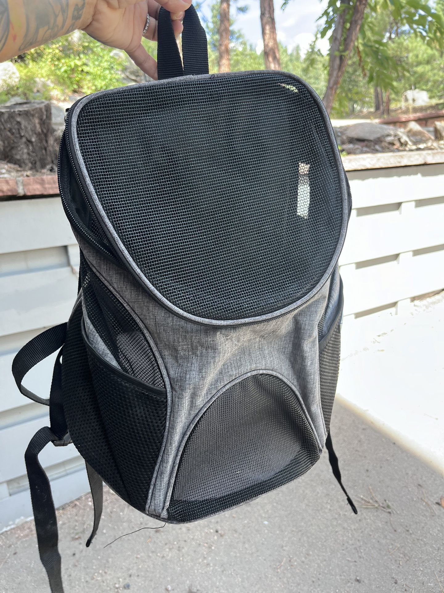 Pet Carrier Back Pack Small Dog Or A Cat
