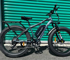 750/1000 Watt Electric Fat Tire MTB (26x4.0 Tires), 20ah battery, Twist throttle and Pedal Assist