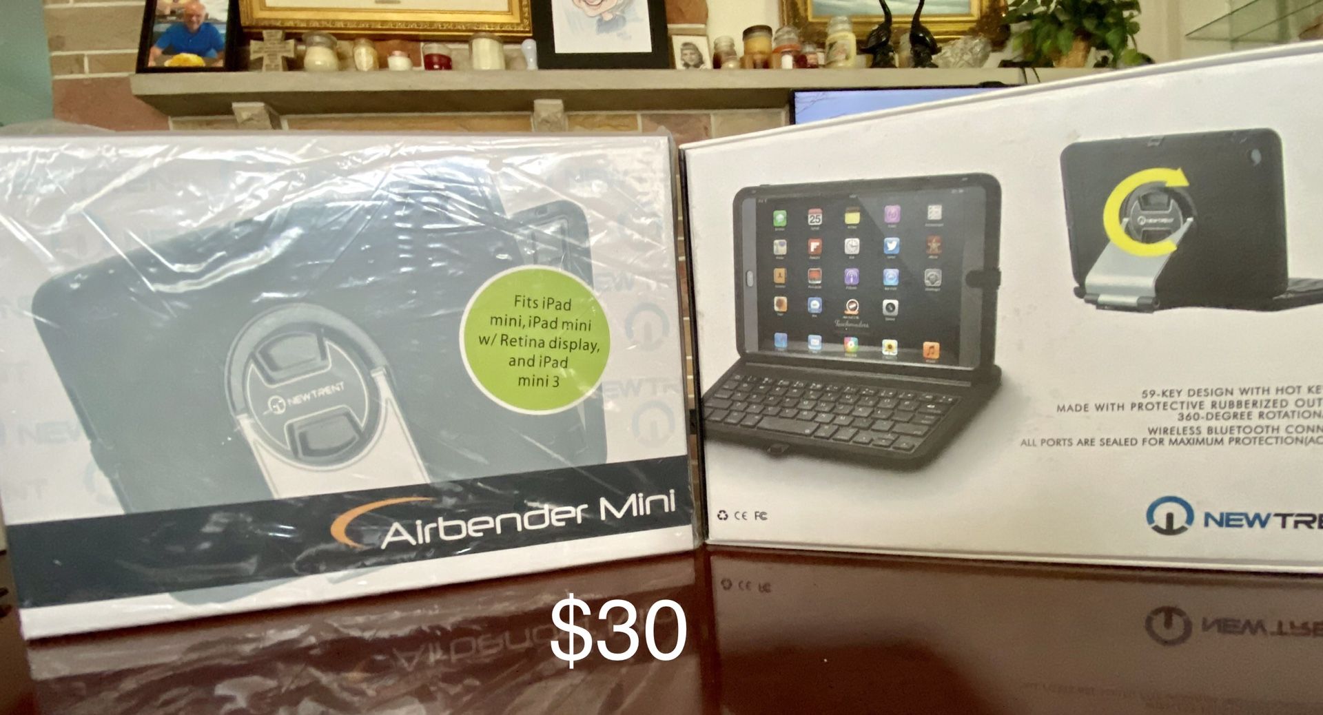 Variety Ipad Mini Cases w/keyboard (all mini’s) ($20 each)