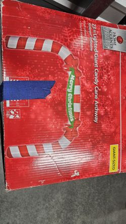 23ft Inflatable Christmas Arch LED Bulbs