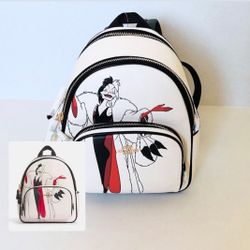 Coach X Disney Cruella De Vil Court Mini Backpack
