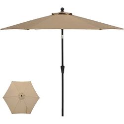 9ft Push Tilt Patio Umbrella