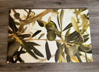 Olive branch wall art picture 46" x 30"