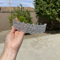 Jeweled Out Cinderella Wedding Crown