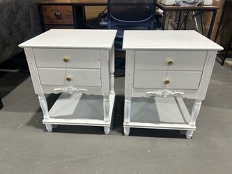 Set of 2 Nightstands for Bedroom