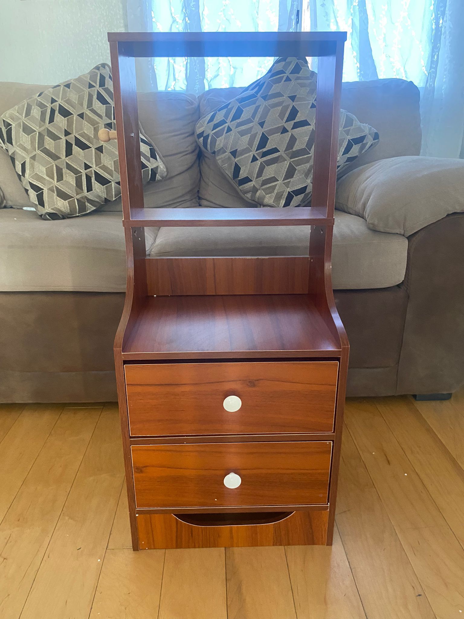 Nightstand with 2 Drawers, 