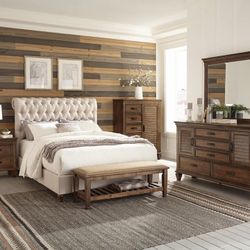 4-PCS Queen Size Bedroom Set In Offer 🔥🔥🔥