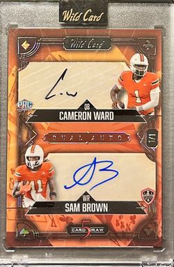 Cam Ward Sam Brown Dual Auto