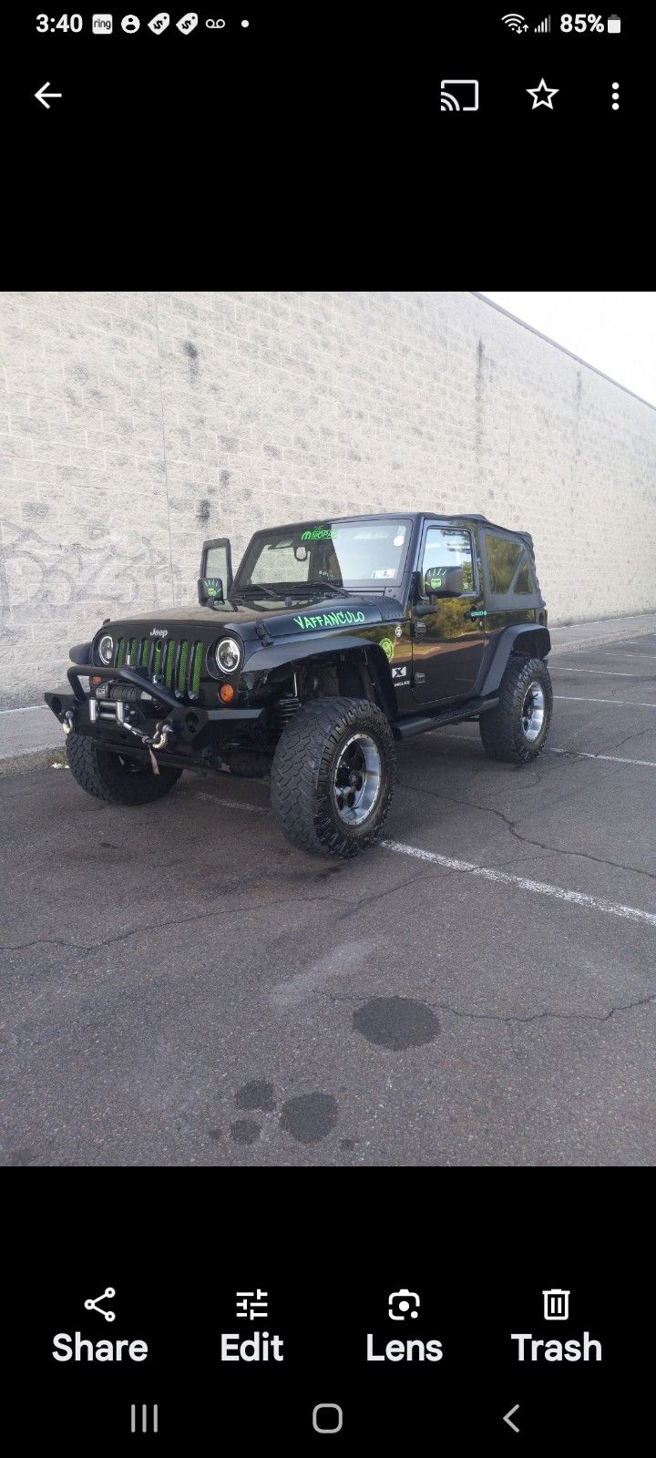 SOFT TOP  For Jeep Wrangler Jk