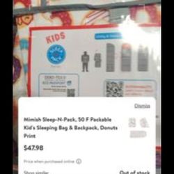 New Sleeping Bag Back Pack 