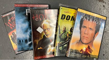 DVD movies.