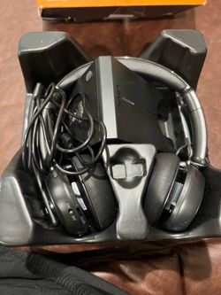 Wireless TV Headphones with Charging Base