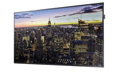 Samsung QB65R 65" 4K UHD Commercial Smart LED Display for Business.