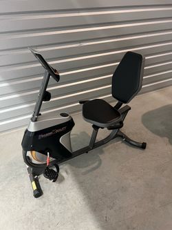 Recumbent stationary bike