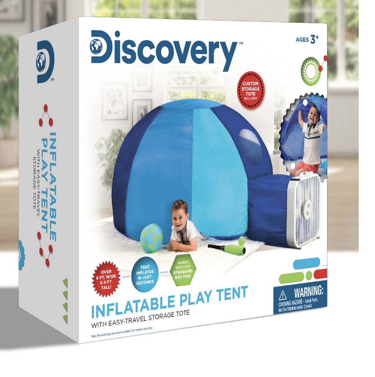 Brand New Discovery Inflatable Kids Tent Dome