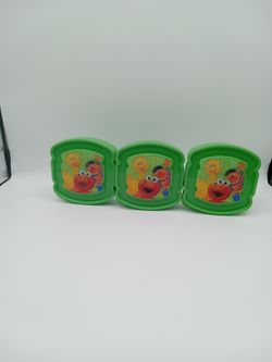 Sesame Street Sandwich Containers.