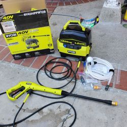 RYOBI
40V 1200 PSI 1.0 GPM Cordless Electric Cold Water Pressure Washer (Tool Only)