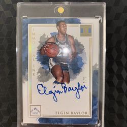 Elgin Baylor Auto Card /5