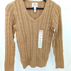 WOMENS V NECK PULLOVER SWEATER